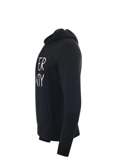 Mc2 Saint Barth Wool Jumper After Party In Black
