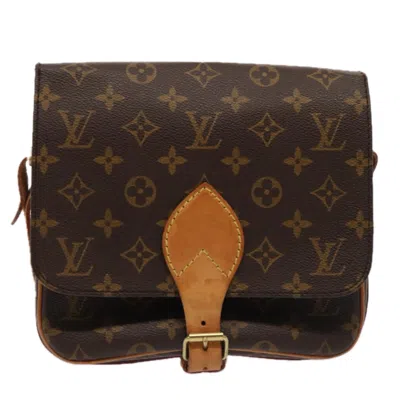Pre-owned Louis Vuitton Cartouchière Brown Canvas Shoulder Bag ()