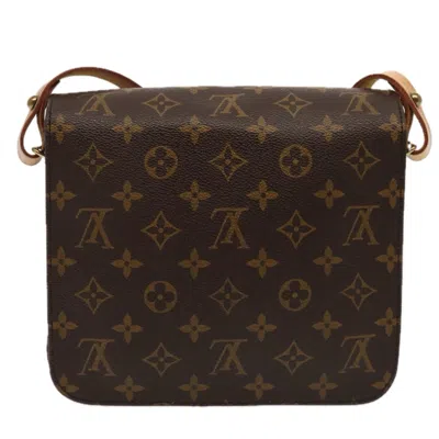 Pre-owned Louis Vuitton Cartouchière Brown Canvas Shoulder Bag ()