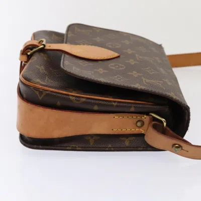 Pre-owned Louis Vuitton Cartouchière Brown Canvas Shoulder Bag ()