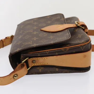 Pre-owned Louis Vuitton Cartouchière Brown Canvas Shoulder Bag ()