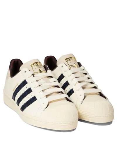 Adidas Originals X Wales Bonner Superstar Croc-embossed Leather Sneakers