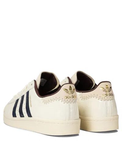 Adidas Originals X Wales Bonner Superstar Croc-embossed Leather Sneakers