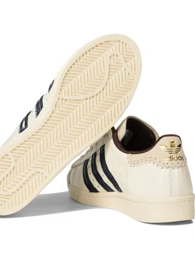 Adidas Originals X Wales Bonner Superstar Croc-embossed Leather Sneakers