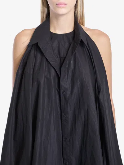Balenciaga Suspended Cotton Poplin Dress