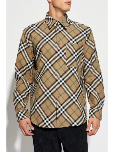 Burberry Check Print Cotton Shirt