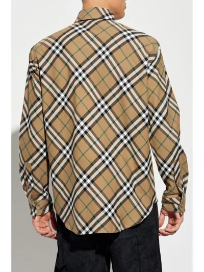 Burberry Check Print Cotton Shirt