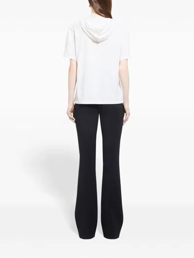 Courrèges White Cotton Hoodie T-shirt