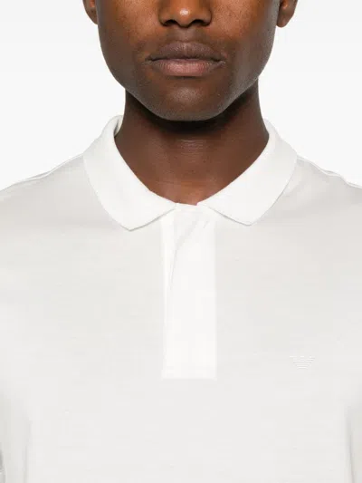 Emporio Armani Logo Embroidered Short-sleeved Polo Shirt