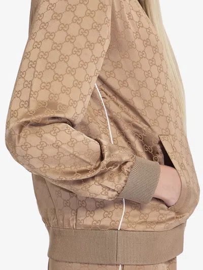 Gucci Camel Jacquard Sweatshirt