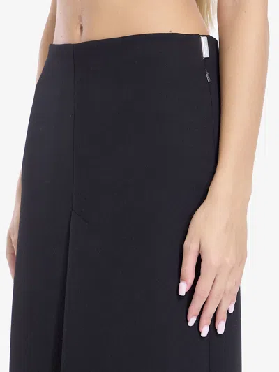 Gucci High Waist Knee-length Skirt With Back Slit And Side Pockets