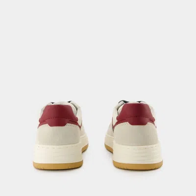Hogan Sneakers With Perforated Toe Box And Contrasting Accents In Neutral