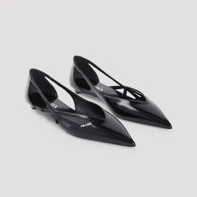 Prada Woman Black Flats