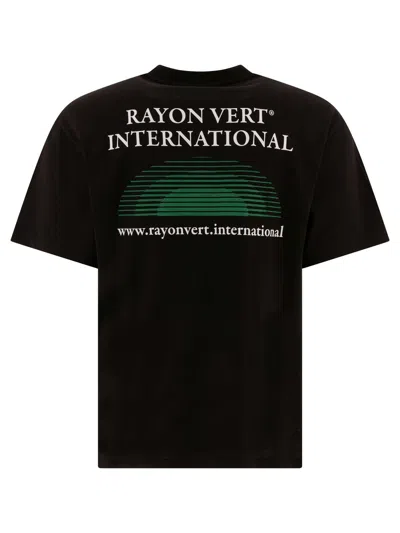 Rayon Vert Graphic-print T-shirt In Black