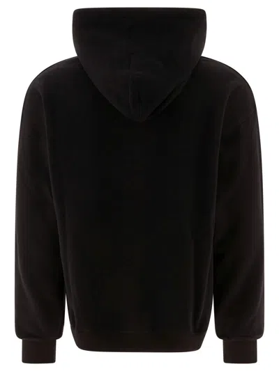 Rayon Vert Graphic-print Drawstring Hoodie In Black