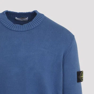 Stone Island Ribbed Cotton Crewneck Sweater