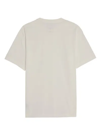 Y-3 Crewneck Graphic Print Oversize Short Sleeve T-shirt In White