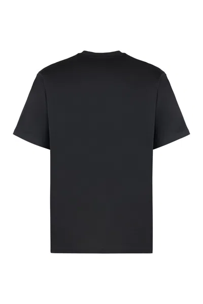 Y-3 Logo Print Long-sleeved T-shirt T-shirt In Black
