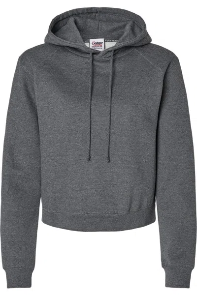 Badger Women´s Crop Hooded Sweatshirt In Pink