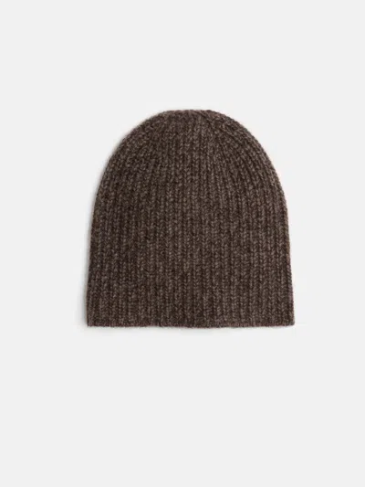 Alex Mill Cashmere Marled Beanie In Marled Chocolate
