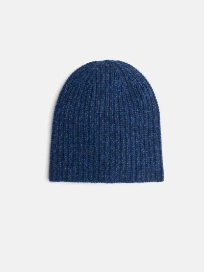 Alex Mill Cashmere Marled Beanie In Marled Atlantic