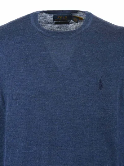 Polo Ralph Lauren Sweater In Blu Melange