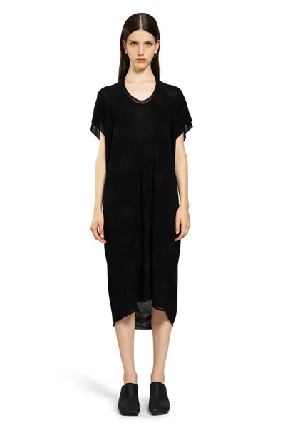 Uma Wang Woman Black Dresses In Black