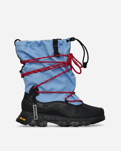 Ugg High-top Silhouette Boots Contrasting Laces In Blue