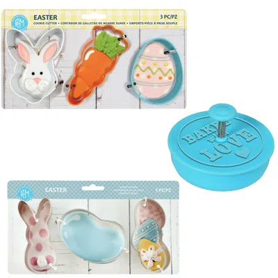 R & M International Easter Cookie Cutter Set In Silver