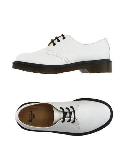 Shop Dr. Martens' Laced Shoes In White