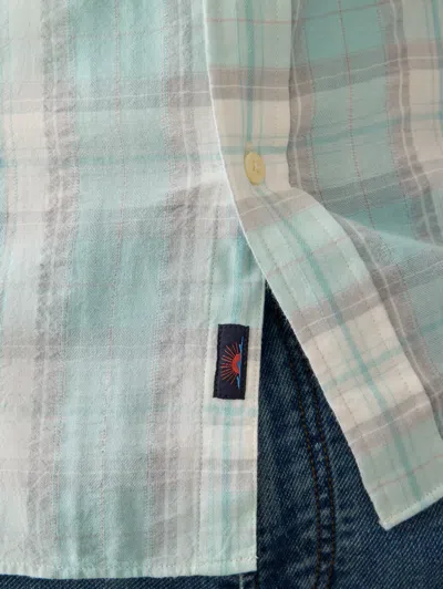 Faherty The All Time Shirt In Westport Plaid In Spring Isle Plaid