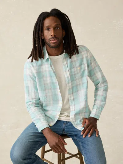 Faherty The All Time Shirt In Westport Plaid In Spring Isle Plaid