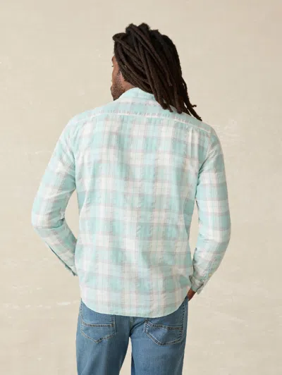 Faherty The All Time Shirt In Westport Plaid In Spring Isle Plaid