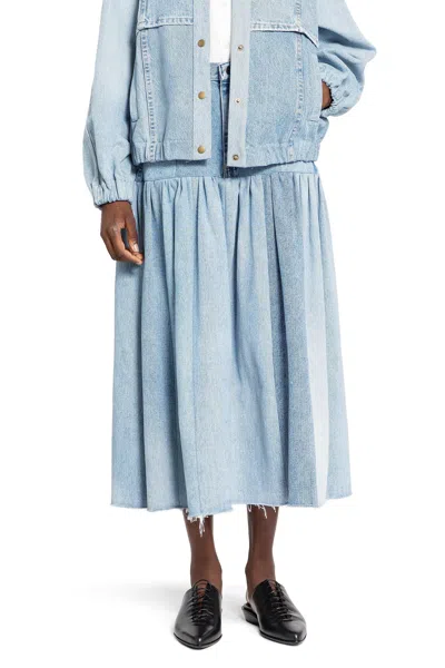 E.l.v Denim E.l.v. Denim Skirts In Blue