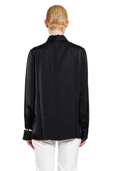 Jil Sander Woman Black Shirts In Black