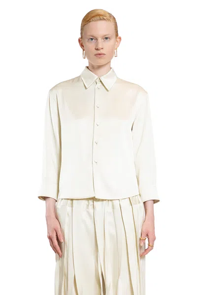 Jil Sander Woman Off-white Shirts In Off-white