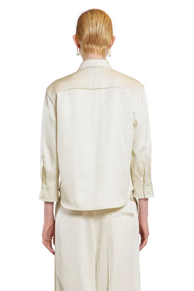 Jil Sander Woman Off-white Shirts In Off-white