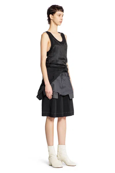 Maison Margiela Woman Black Dresses In Black
