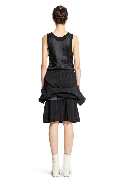 Maison Margiela Woman Black Dresses In Black