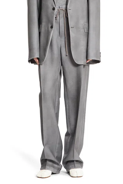 Maison Margiela Woman Grey Trousers In Grey