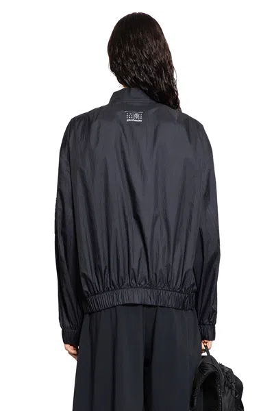 Mm6 Maison Margiela Mm6 X Salomon Edition Bomber Jacket Black In Black