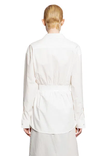 Mm6 Maison Margiela "taped" Shirt In Off-white