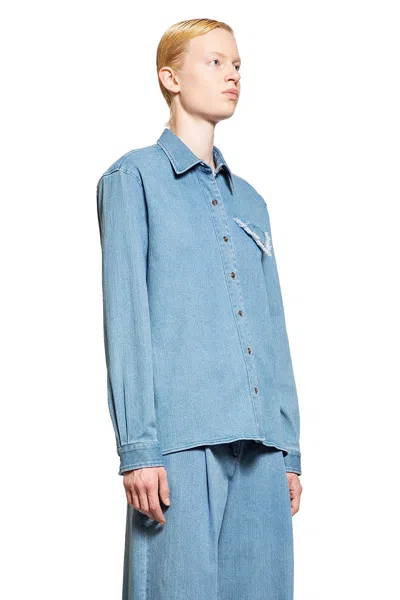 The Garment Woman Blue Shirts In Blue