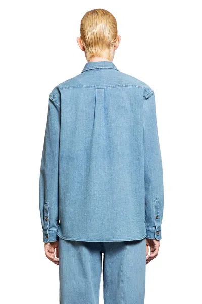 The Garment Woman Blue Shirts In Blue