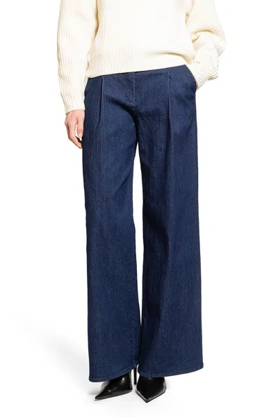 The Garment Merci Wide-leg Denim Pants In Blue