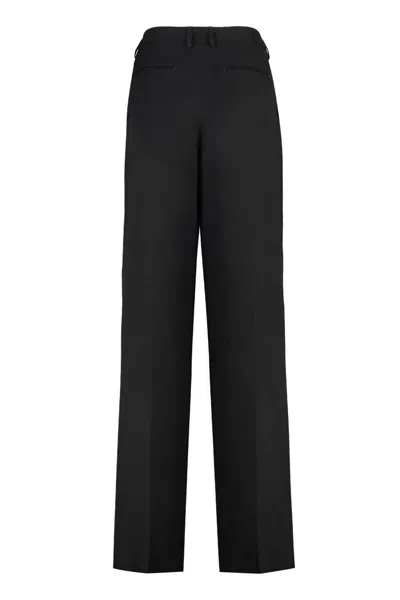 Pt01 Pt Torino Tailored Trousers In Black