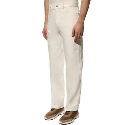 Jil Sander Regular-fit Denim Trousers Men In Neutral
