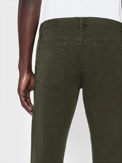 Frame L'homme Slim Twill Jeans In Green