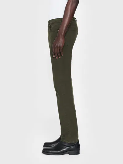 Frame L'homme Slim Twill Jeans In Green