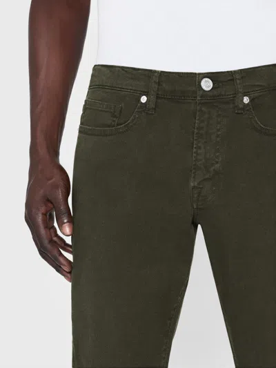 Frame L'homme Slim Twill Jeans In Green